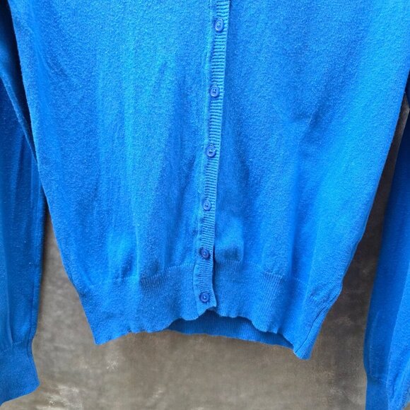 BB Couture Royal Blue Knit Cardigan | Women’s Medium - Picture 4 of 10